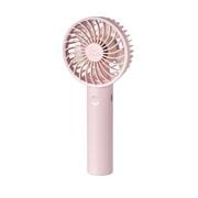 flowflowflow 小型ハンディファン USB扇風機 2000mA 3段階調整 小型 ピンク FAN-U214PN