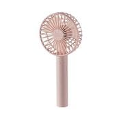 flowflowflow スタンダードハンディファン USB扇風機 2000mA 4段階調整 大風量 ピンク FAN-U215PN