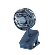 flowflowflow クリップファン USB扇風機 2000mA 4段階調整 ネイビー FAN-U217NV