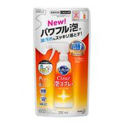 花王 kao キュキュット クリア泡スプレー つめかえ用 250ml [食器用洗剤]