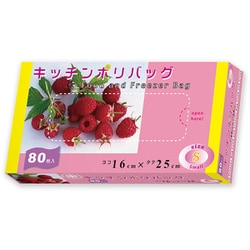 キッチンポリバッグ S 半透明 80P CS-BS-80