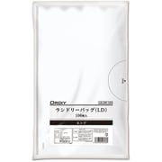 ランドリーバッグLDPE エンジ 100P LB-LDR-100