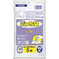 ぷっち袋 5号 0.02mm 透明 100P PDN5