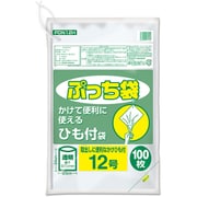 ぷっち袋ひも付 12号 0.02mm 透明 100P PDN12H