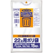 クリンパック 22L 0.024mm 乳白半透明 15P CPN18