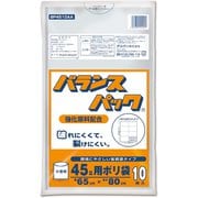 バランスパック ポリ袋 45L 約縦80cm×横65cm×厚さ0.025mm 10枚 半透明 BP4510AA