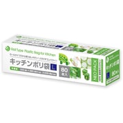 プラスプラス BOXキッチンポリ袋 L 半透明 80P PP-RPK-HDL