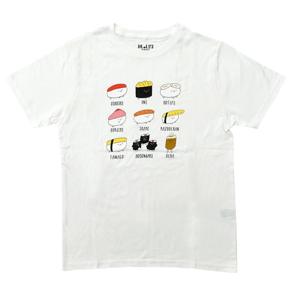 おしゅしだよ おしながき Tシャツ White Llサイズ Midnightsunlegends Com