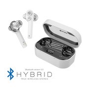 完全ワイヤレスイヤホン HYBRID Bluetooth対応 ホワイト BTW-BA001W
