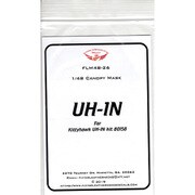 48-26 1/48 塗装用マスキングシート UH-1N キャノピーマスクセット キティーホーク社キット用 [プラモデル用品]