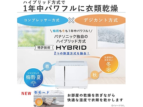 ヨドバシ.com - パナソニック Panasonic F-YHUX90-H [衣類乾燥除湿機