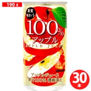 果実味わう 100%アップルジュース 190g×30本