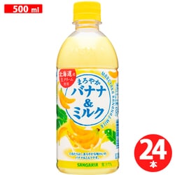 まろやかバナナ＆ミルク 500ml×24本