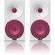 ブックシェルフスピーカー ペア Helium410 White with Heather Violet grids