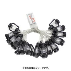 LEDストリングライト ランタン20P ブラック DE046093