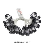 LEDストリングライト ランタン20P ブラック DE046093
