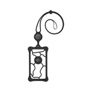 PJUN20103-BK [Lanyard Phone BubbleTie 2 スマートフォンシリコンバンパーケース Lサイズ（6.1～7.2インチ対応） ブラック]
