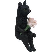 DE043979 [SITTING ANIMAL キャットwithフラワー]