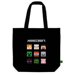 ヨドバシ Com ケイカンパニー Mct Ot Bk Minecraft マインクラフト お出かけトート ブラック キャラクターグッズ 通販 全品無料配達