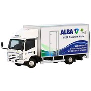 T-33608 いすゞ Nシリーズ ALBA IWS リサイクル廃棄物 回収トラック [1/76スケール ミニカー]