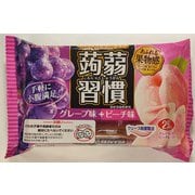 蒟蒻習慣 グレープ＆ピーチ 375g（15g×25本）