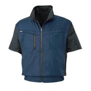 KU95950-3-M [空調風神服 半袖ブルゾン メンズ Mサイズ ネイビー]