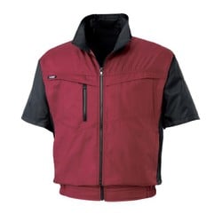 KU95950-8-M [空調風神服 半袖ブルゾン メンズ Mサイズ レッド]