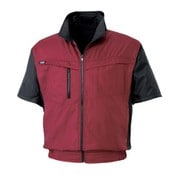 KU95950-8-M [空調風神服 半袖ブルゾン メンズ Mサイズ レッド]