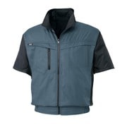 KU95950-89-M [空調風神服 半袖ブルゾン メンズ Mサイズ グレー]