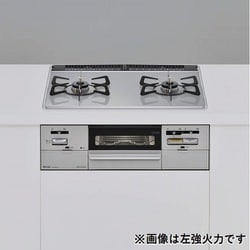 ビルトインガスコンロ SAFULL（セイフル） 幅60cm 都市ガス12・13A パールクリスタル 水無し両面焼きグリル 右強火 RS21W28P12TVR/13A