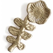 KI047793 [箸置き 8.5cm アルミフラワー イチゴの花 アルミニウム ゴールド]