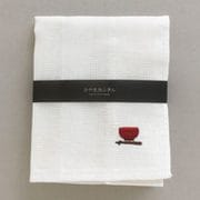 かや生地ふきん 刺繍【和の暮らし】漆器椀