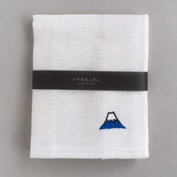かや生地ふきん 刺繍【和の暮らし】富士山