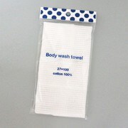 ボディウォッシュタオル ホワイト