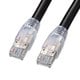 LANケーブル 屋外用 10m CAT6A ブラック 爪折れ防止 防水 耐水性 耐UV性 耐候性 耐ノイズ 難燃素材 PoE対応 単線 STP ストレート結線 RJ45 KB-T6AAD-10BK