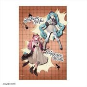探偵 初音ミク＆巡音ルカ A3タペストリー [キャラクターグッズ]