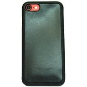 L-20335iPSE/8/7BK [iPhone SE（第2世代） / iPhone 8 / iPhone 7 用 栃木レザー ポイントカバー ケース BK]