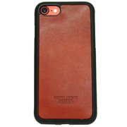 L-20335iPSE/8/7RD [iPhone SE（第2世代） / iPhone 8 / iPhone 7 用 栃木レザー ポイントカバー ケース RD]