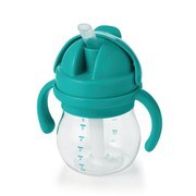 OXO Tot オクソートット グロウ・ハンドル付ストローカップ ティール FDOX61127700
