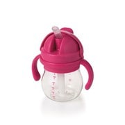 OXO Tot オクソートット グロウ・ハンドル付ストローカップ ピンク FDOX61101000
