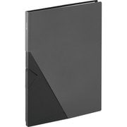 JILITZ(ジリッツ) クリアーファイル A4タテ型 20ポケット 黒 8832クロ