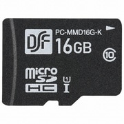 高耐久microSDHCカード 16GB Class10 UHS-I U1 PC-MMD16G-K