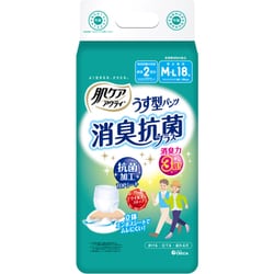 肌ケア アクティ うす型パンツ 消臭抗菌プラス M-L18枚