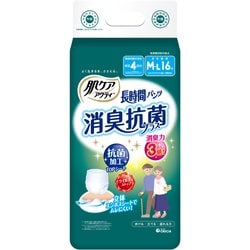 肌ケア アクティ 長時間パンツ 消臭抗菌プラス M-L 16枚