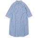 ヤーンダイシャンブレー七分丈ドレス Yarn-Dyed Chambray 3/4 Dress CH18-1164(N035) Lt.Indigo Mサイズ [アウトドア ワンピース]