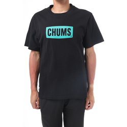 ヨドバシ Com チャムス Chums チャムスロゴtシャツ Chums Logo T Shirt Ch01 13 K007 Black Teal Mサイズ アウトドア ｔシャツ 通販 全品無料配達