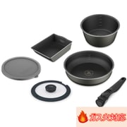 ダイヤモンドコートパンディープラス ガス6点セット ロイヤルグレー DCG-S6S