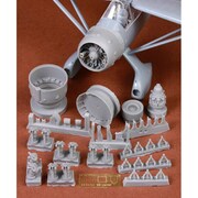 SBM48071 1/48 ウェストランド ライサンダー Mk.III エンジン & カウリングセット (ガビア/エデュアルド用) [プラモデル用パーツ]