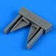 QIC32267 1/32 RF-4C ファントムII 垂直尾翼空気取入口 (2個入り) (レベル用) [プラモデル用パーツ]