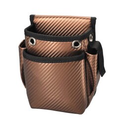 WT-10BR [小型腰袋2段 ブラウン]